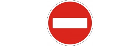 Знак "В'їзд заборонено" 700мм 3.21